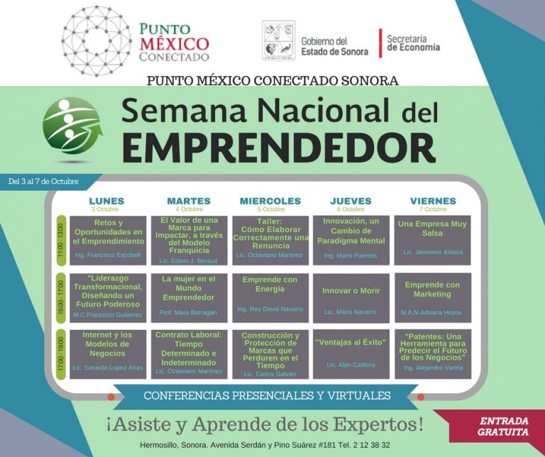 Semana Nacional del Emprendedor Universidad Tecnológica de Hermosillo